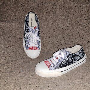 AXEL ARIGATO-Midnight Low Sneakers-Paisley Print-Size 38-Near Mint